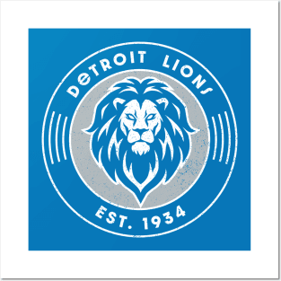 DETROIT LIONS Posters and Art